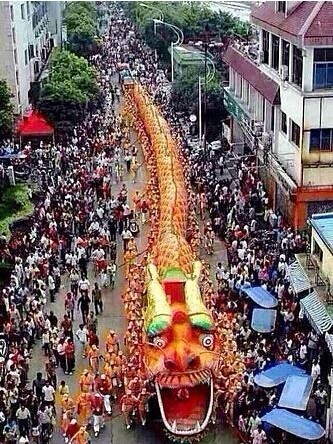 \红红火火\宾阳炮龙节