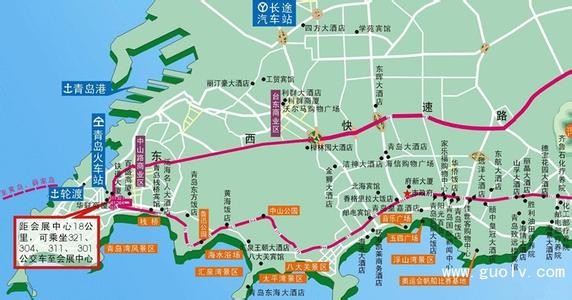 青岛作为一个海滨城市,当然是旅游的好去处,尤其是8月的啤酒节更是不可错过。海滨风情让你尽情享受蓝天大海,一边美食一边美景,是不是个惬意的假期呢?青岛众多的老建筑构成了青岛红瓦绿树碧海蓝天的独特城市特色,老城区暴走带你领略建筑之美。 此外青岛深度旅游可以将洋城古都,海光山色,青岛精华美景尽收眼底,适合那些带着孩子老人或是喜欢慢生活享受的人。 当然,青岛大部分的景点都分布在沿海地区,在这里我为大家找了一张青岛沿海旅游景点分布图,让大家很清楚的就能了解我们青岛的著名旅游景点,以便大家来 青岛旅游!在此也欢迎大家